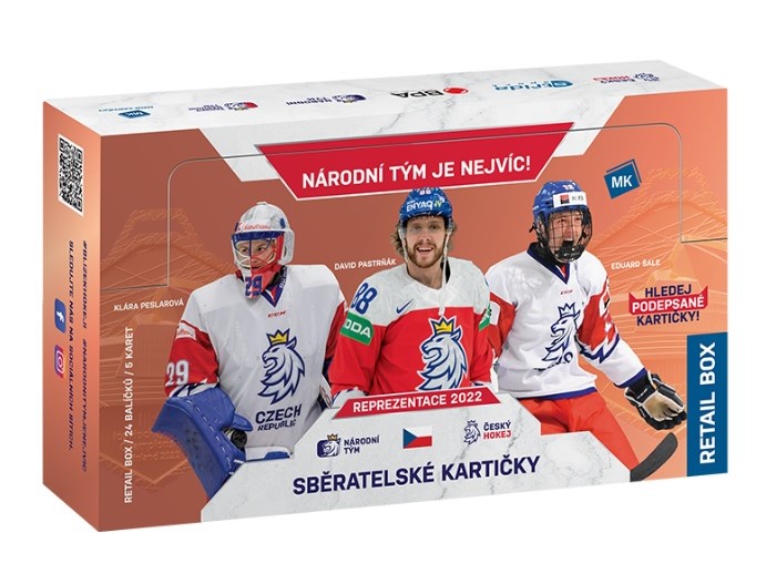 2021-22 MK Czech National Team Hockey Retail Box